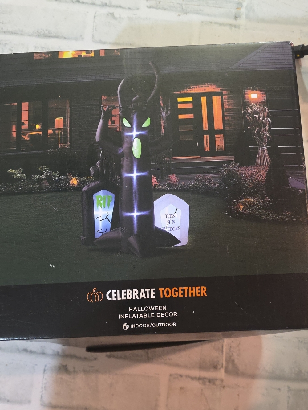 Kohl's Celebrate Together Halloween Inflatable Haunted TREE - Orange & Black